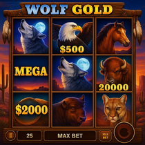 Dolly Casino - Wolf Gold Slot Game