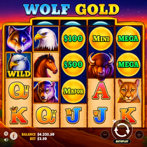 Dolly Casino - Wolf Gold Pokie Game