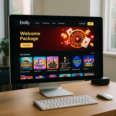 Dolly Casino - User-Friendly Desktop Interface - Clean Design