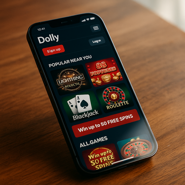 Dolly Casino - Mobile Responsive Platform - iOS and Android
